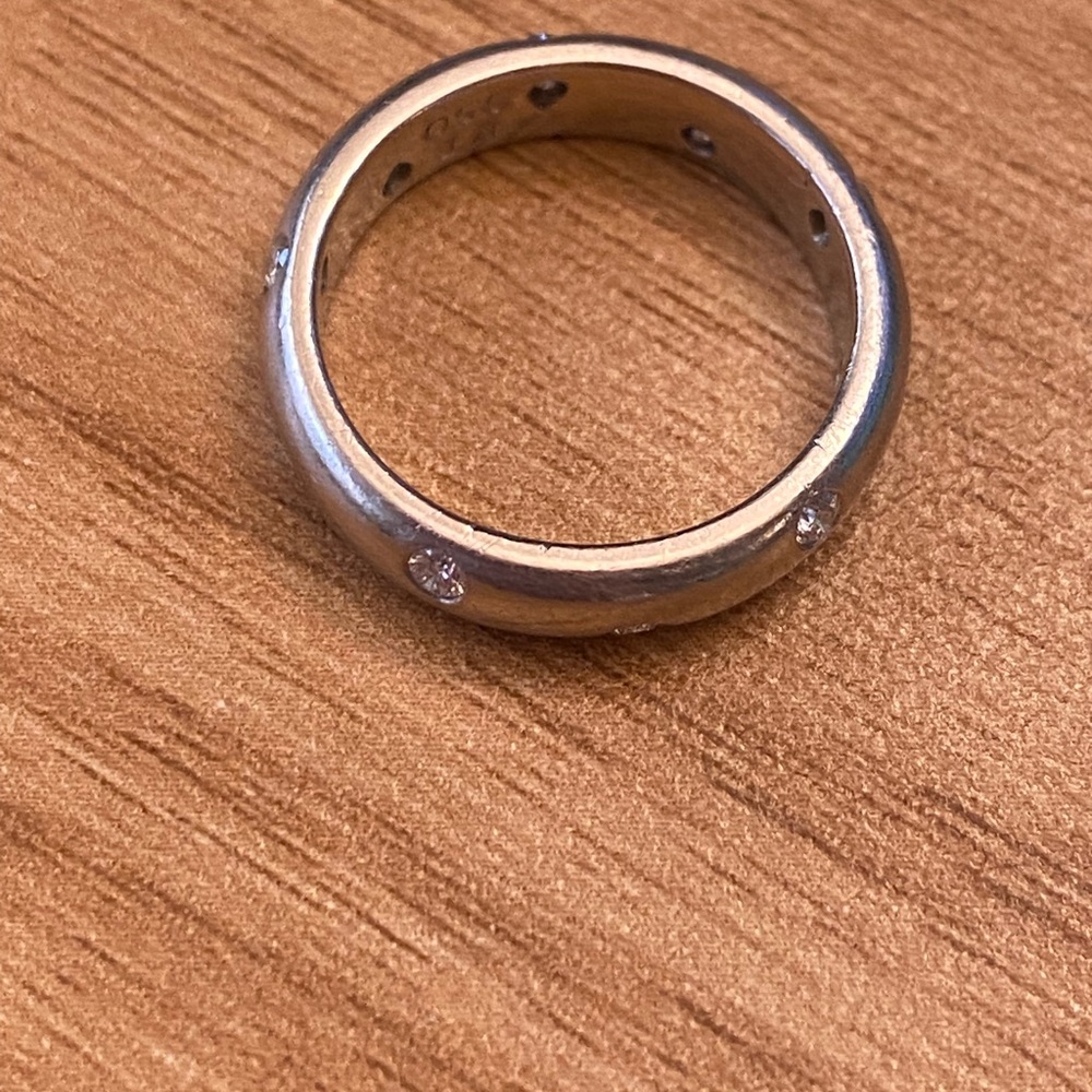Tiffany & Co. platinum etoille diamond ring - Picture 8 of 11
